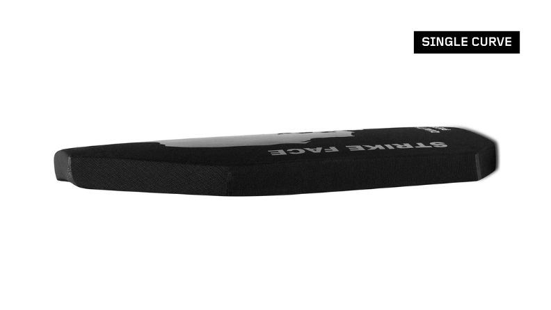 Single curved hard armor plate